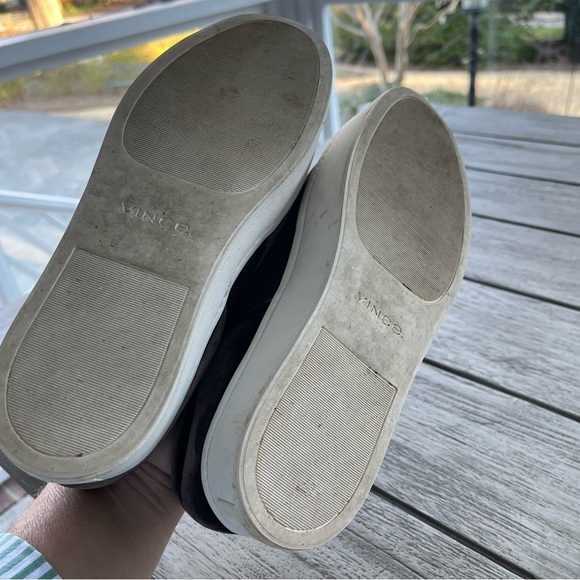 Vince Warren Brown Velvet Slip-On Platform Shoes Womens Size 7.5 - Picture 7 of 7